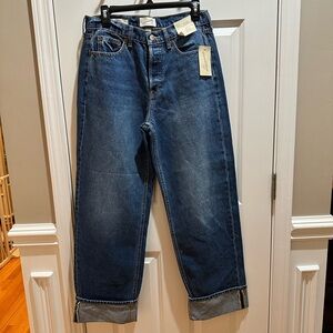 Universal Thread Dark Blue Ankle Jeans